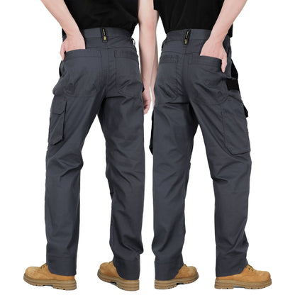 6OZ Lightweight Rip stop FR Stretch Cargo Reinforced Work Carpenter Pants-8528