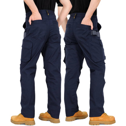 6OZ Lightweight Rip stop FR Stretch Cargo Reinforced Work Carpenter Pants-8528