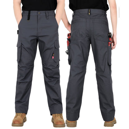 6OZ Lightweight Rip stop FR Stretch Cargo Reinforced Work Carpenter Pants-8528