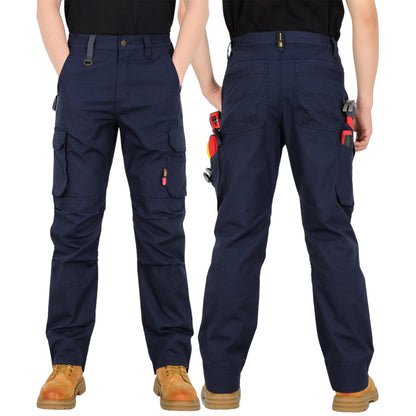 6OZ Lightweight Rip stop FR Stretch Cargo Reinforced Work Carpenter Pants-8528